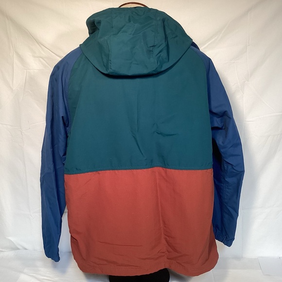 L.L. Bean Blue and Green Windbreaker Mountain Classic Jacket Men’s size Large - Picture 5 of 11